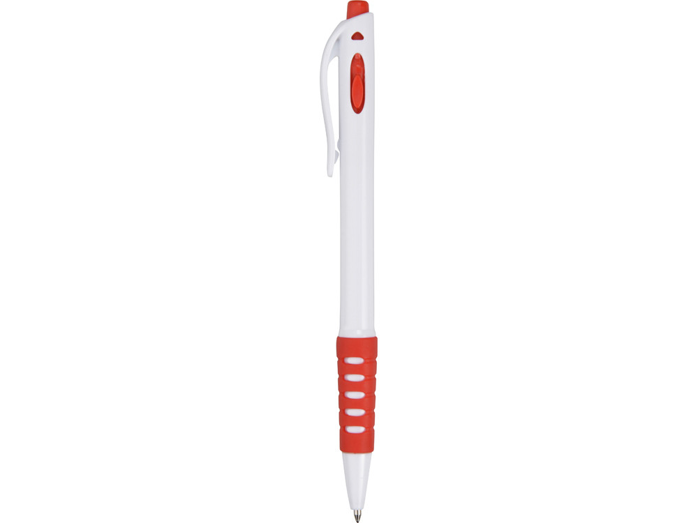 Ручка шариковая Фиджи, белый/красный - фото 3 - id-p72073539