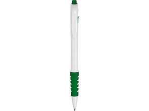 Ручка шариковая Фиджи, белый/зеленый, фото 2