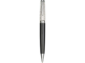 Набор William Lloyd : ручка шариковая и подставка, черный/серебристый, фото 2