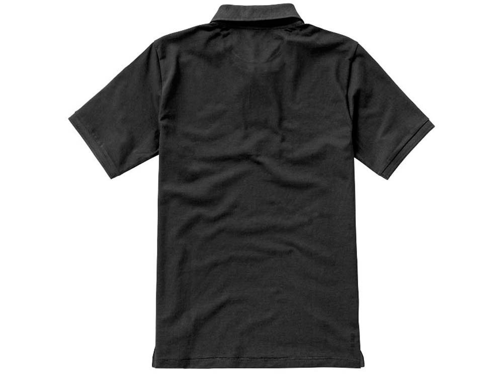 Calgary мужская футболка-поло с коротким рукавом, антрацит - фото 3 - id-p72075042