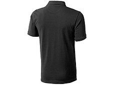 Calgary мужская футболка-поло с коротким рукавом, антрацит, фото 3