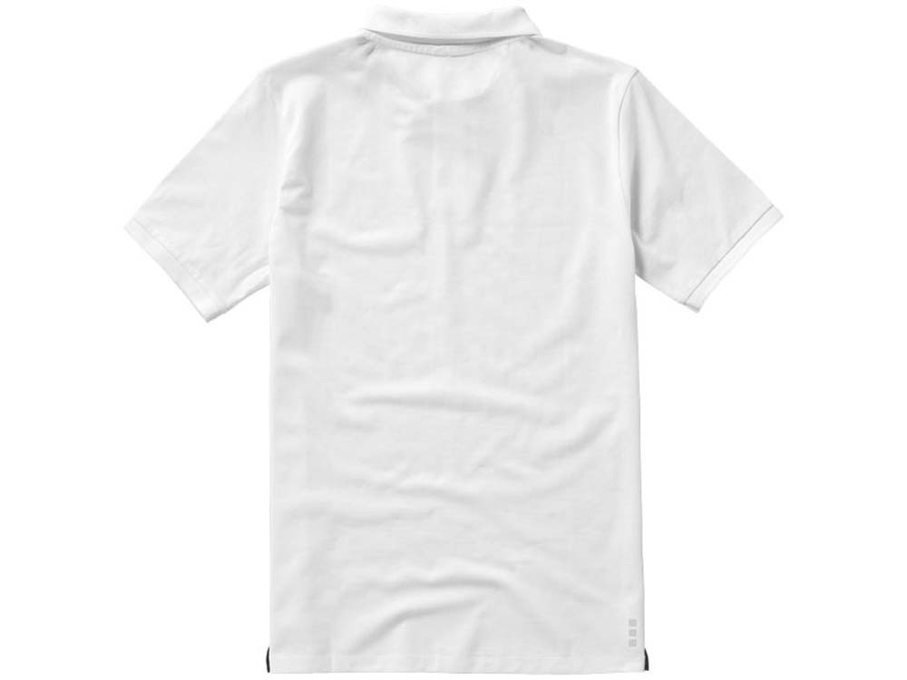 Calgary мужская футболка-поло с коротким рукавом, белый - фото 3 - id-p72075050
