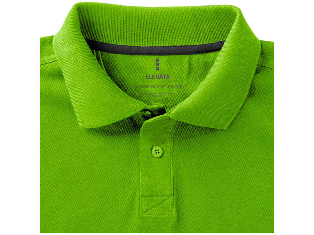 Calgary мужская футболка-поло с коротким рукавом, зеленое яблоко - фото 6 - id-p72075068