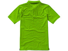 Calgary мужская футболка-поло с коротким рукавом, зеленое яблоко, фото 2