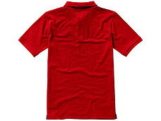 Calgary мужская футболка-поло с коротким рукавом, красный, фото 2
