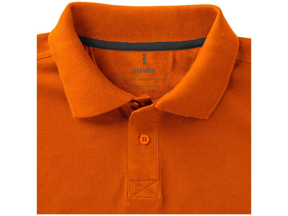 Calgary мужская футболка-поло с коротким рукавом, оранжевый - фото 6 - id-p72075090