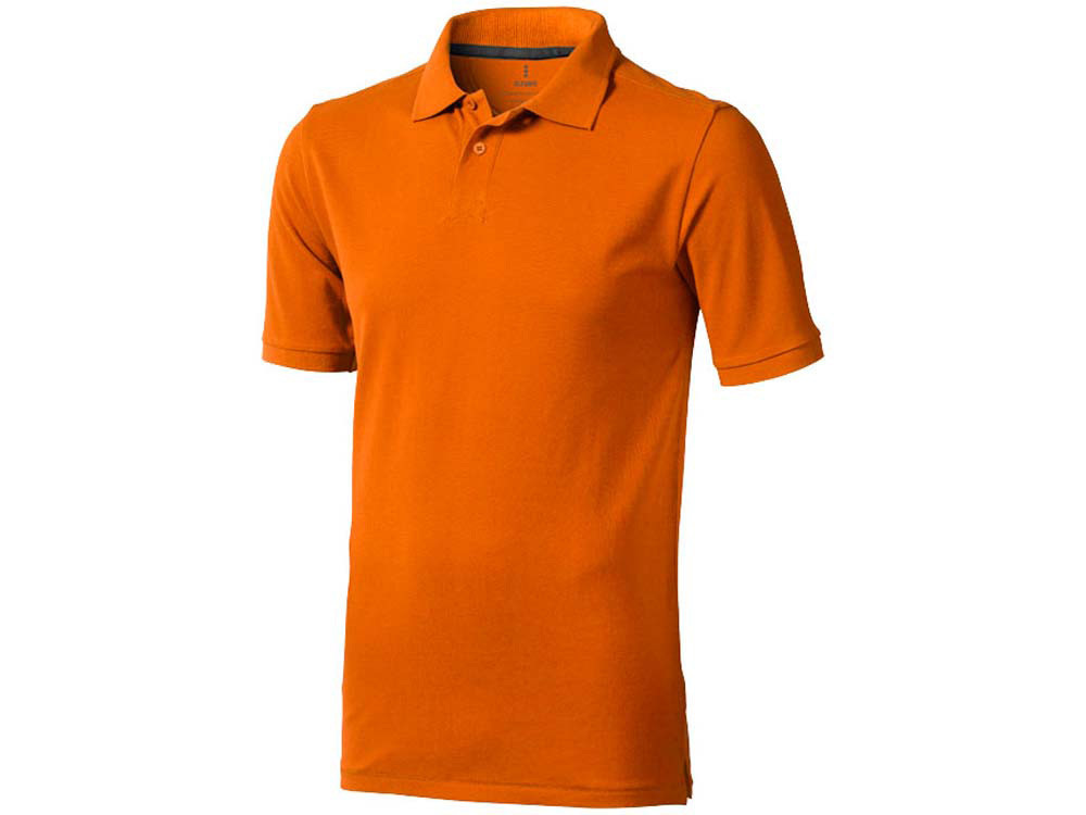 Calgary мужская футболка-поло с коротким рукавом, оранжевый - фото 1 - id-p72075093