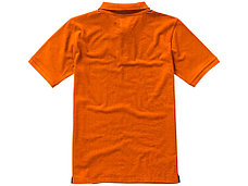 Calgary мужская футболка-поло с коротким рукавом, оранжевый, фото 2