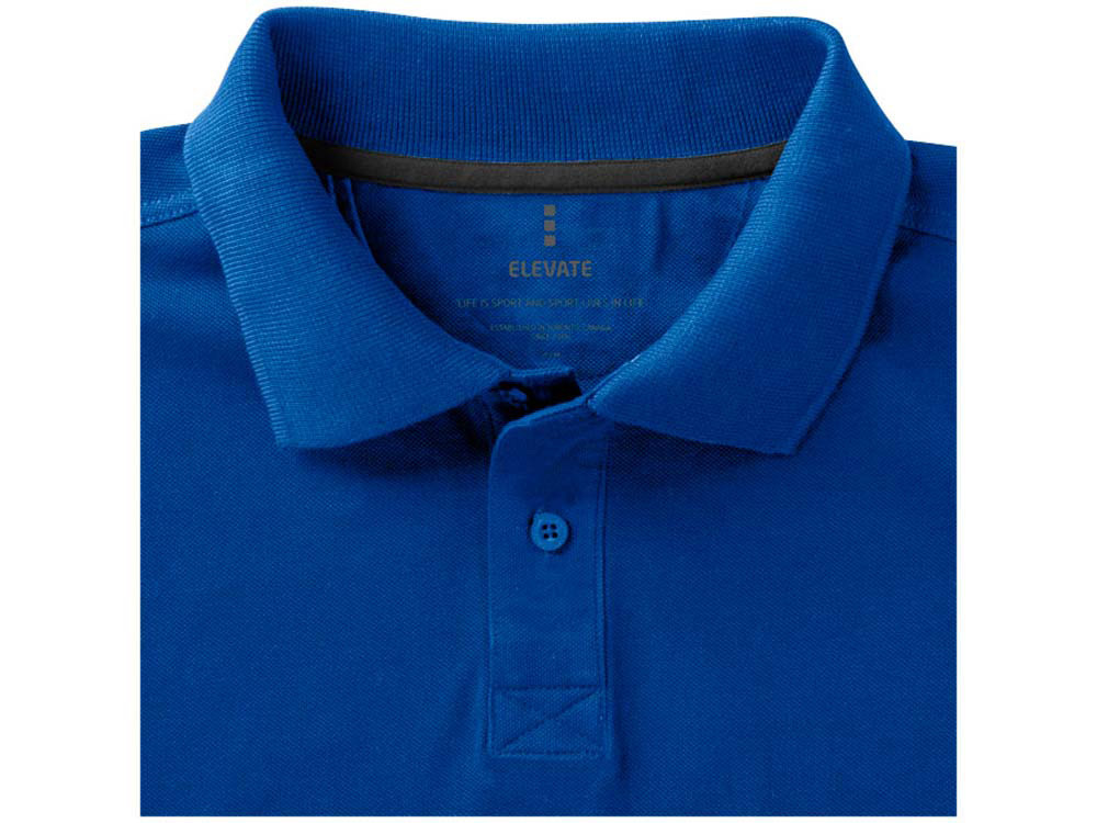 Calgary мужская футболка-поло с коротким рукавом, синий - фото 6 - id-p72075101