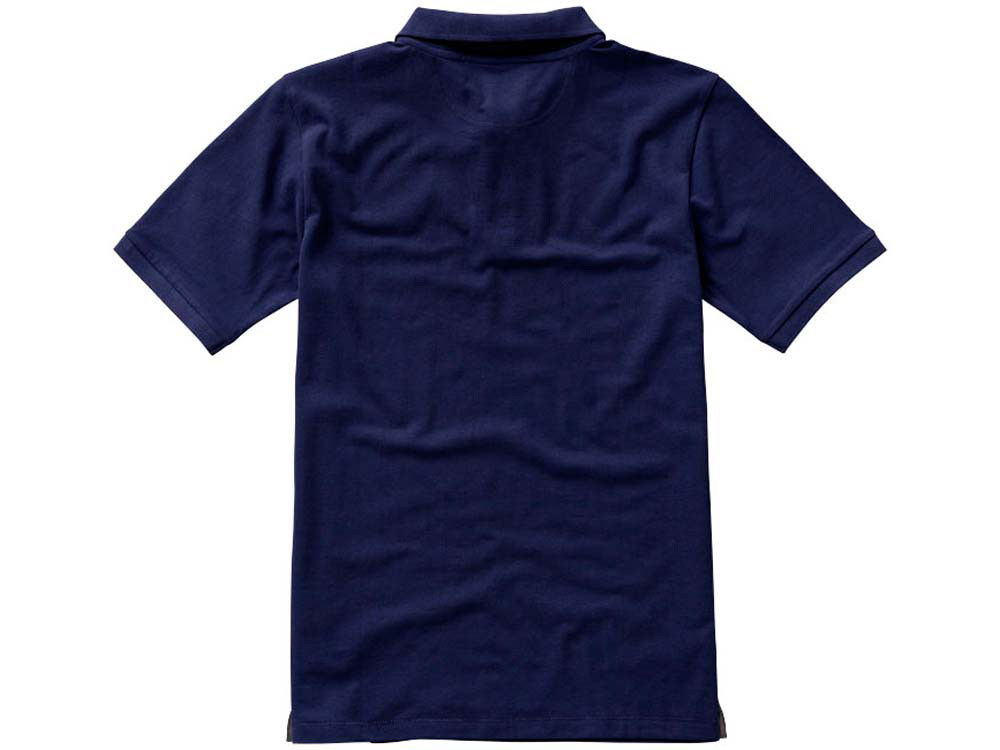 Calgary мужская футболка-поло с коротким рукавом, темно-синий - фото 3 - id-p72075102