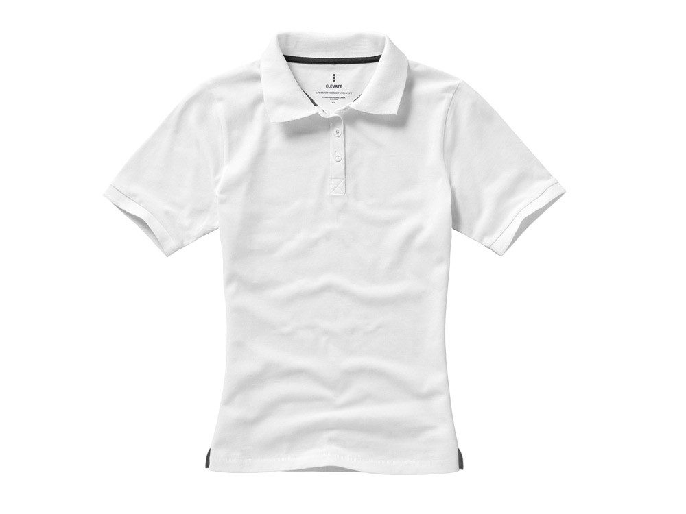 Calgary женская футболка-поло с коротким рукавом, белый - фото 2 - id-p72075469