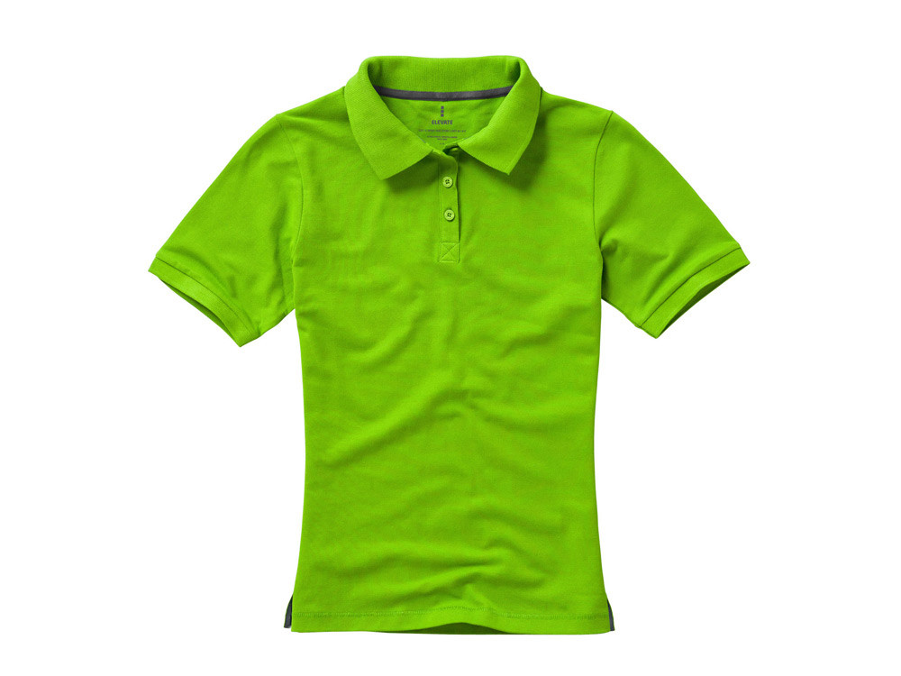 Calgary женская футболка-поло с коротким рукавом, зеленое яблоко - фото 1 - id-p72075485