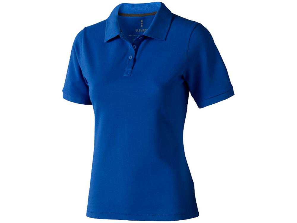 Calgary женская футболка-поло с коротким рукавом, синий - фото 2 - id-p72075505