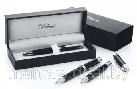 Подарочный набор ручек Delucci (ручка + роллер) 08060 - фото 1 - id-p3278255