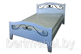 Кровать Глория 9 (900) 90 см белая эмаль односпальная