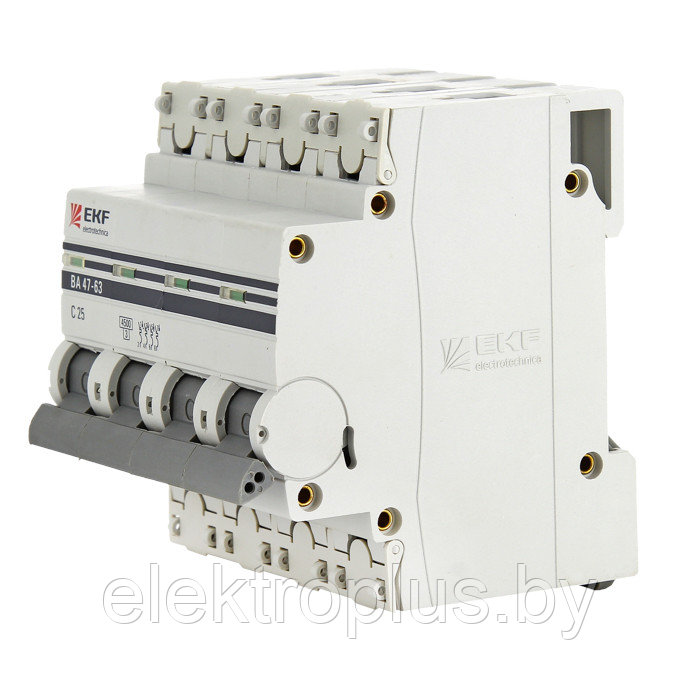 Автоматический выключатель ВА 47-63 4,5kA 4P (C) EKF PROxima - фото 3 - id-p72255705