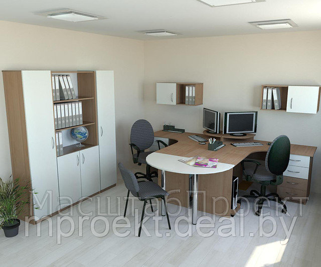 Стол для офиса угловой-2 (лев/прав) 1400х1200х750 - фото 2 - id-p3278594