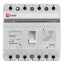 Автоматический выключатель ВА-99 4P 160/40А 35кА EKF PROxima
