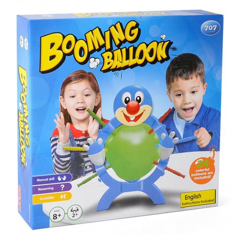 Настольная игра Boom Boom Balloon 10 шарика в комплекте, аналог SPIN MASTER 34183