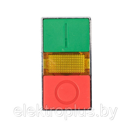 Кнопка LAY5-BW8465 "I-O" прямоугольная 230В NO+NC EKF PROxima, фото 2