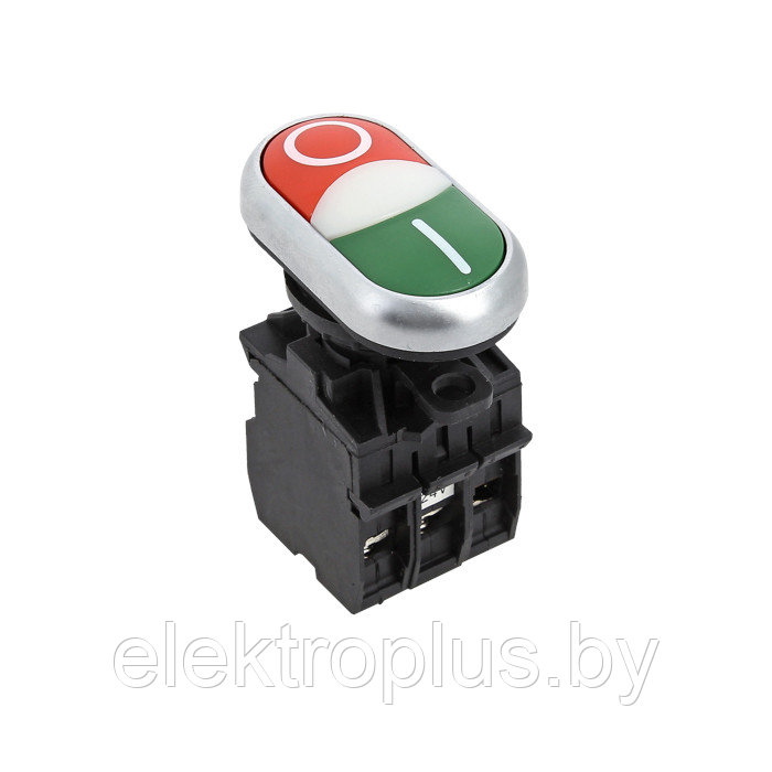 Кнопка LA32HND красно-зеленая "Пуск-Стоп" с подсветкой 24В DC NO+NC EKF PROxima - фото 1 - id-p72163089