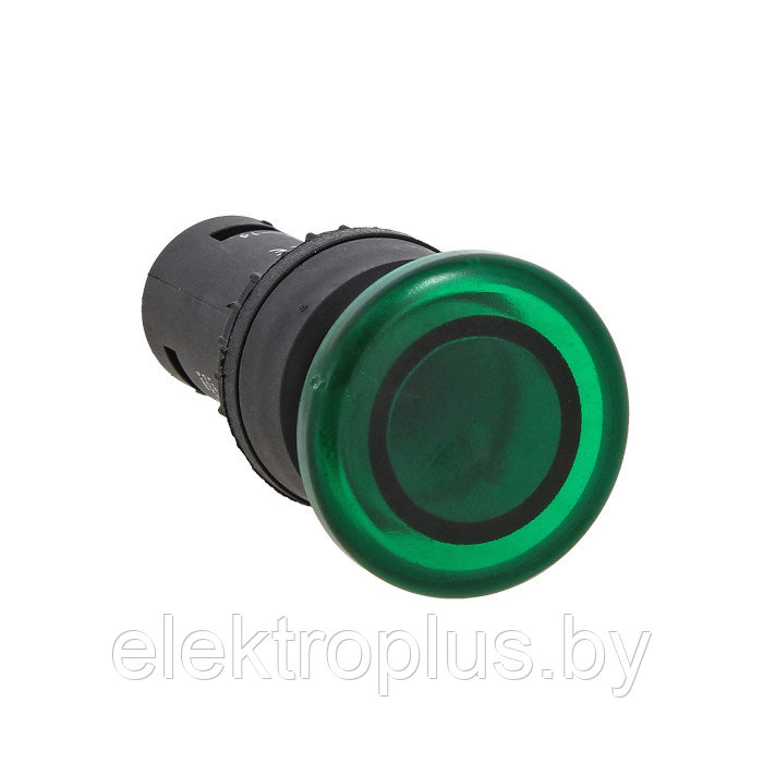 Кнопка "Гриб" с подсветкой SW2C-MD (NO) 24В зеленая IP54 EKF PROxima - фото 1 - id-p72163105