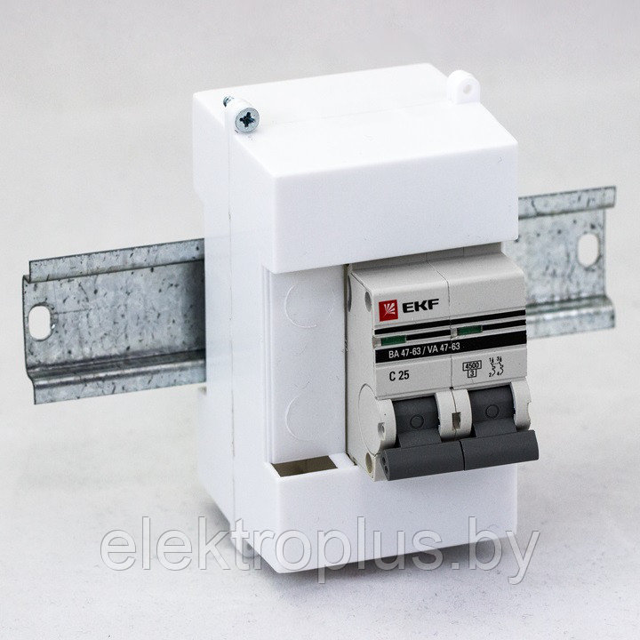 Пломбиратор вводного автомата на DIN-рейку 2 модуля EKF PROxima - фото 1 - id-p72163361