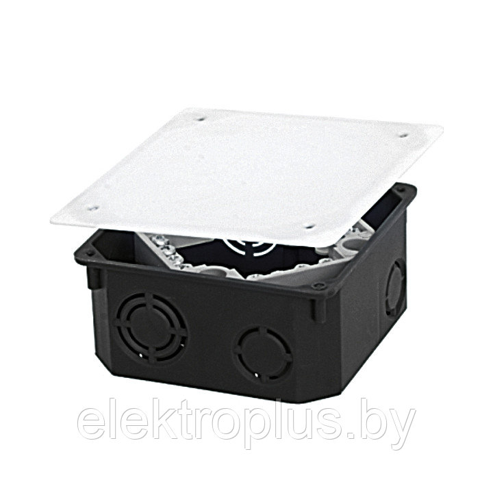 Коробка распаячная КМТ-010-022 для подштукатурного монтажа с клеммником и крышкой (110х110х50) EKF PROxima - фото 1 - id-p72165004