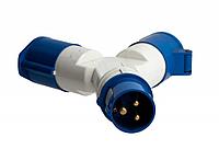 Розетка переносная двухлучевая 1012-214 3Р+РЕ 16А 380В IP44 EKF PROxima