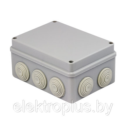 Коробка распаячная КМР-050-042 пылевлагозащитная, 10 мембранных вводов, уплотнительный шнур (190х140х70) EKF, фото 2