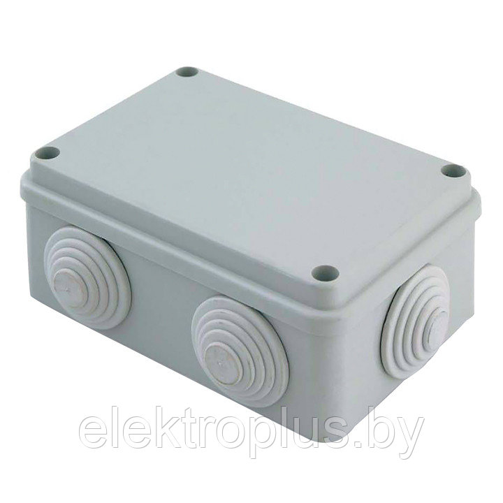 Коробка распаячная КМР-050-048 пылевлагозащитная, 6 мембранных вводов, уплотнительный шнур (120х80х50) EKF - фото 1 - id-p72165039