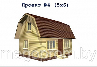 Каркасно щитовые дома 4 (6х5), фото 1
