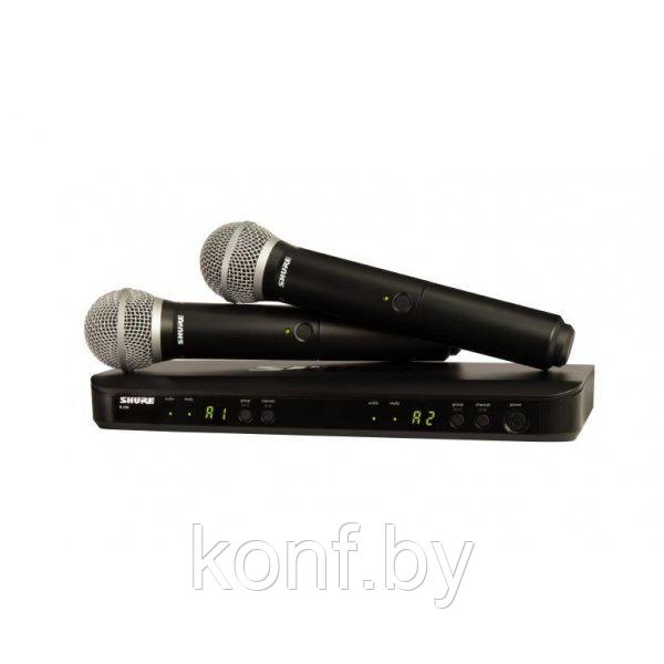 Радиомикрофоны SHURE BLX288E/PG58 K3E - фото 1 - id-p72209438