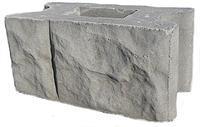 Блок бетонный для столба забора "Рваный камень"