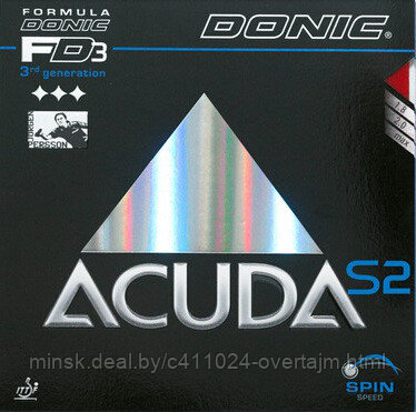 Накладка Donic Acuda S2, 2.0, Красный - фото 1 - id-p72266923