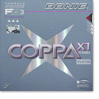 Накладка д/ракетки н/т DONIC Coppa X1 Platin, Красный, MAX