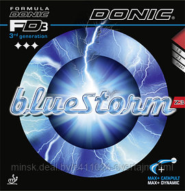 Накладка д/ракетки н/т DONIC BlueStorm Z3,  Черный,  MAX