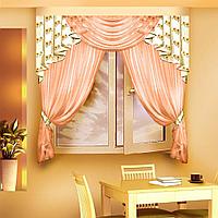 Штора для кухни Марика