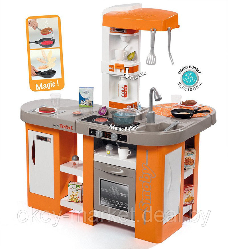 Интерактивная детская кухня Smoby MiniTefal Studio Bubble XL 311026 - фото 3 - id-p72310266