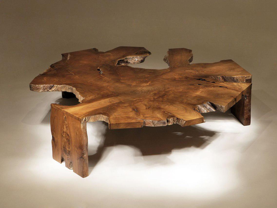 Журнальный столик из массива дерева, слэба (пример) - фото 1 - id-p67482319