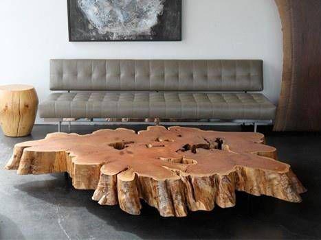 Журнальный столик из массива дерева, слэба (пример) - фото 1 - id-p72312417