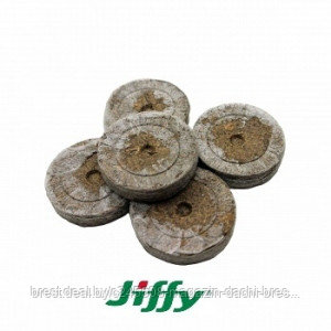 Торфяные таблетки  Jiffy D 33 мм,шт, фото 1