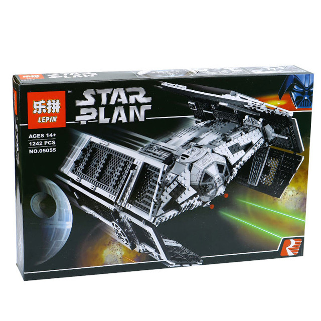 Конструктор Lepin Star Plan 05055 "Истребитель Дарта Вейдера" (аналог Lego Star Wars 10175) 1242 детали - фото 1 - id-p72315329