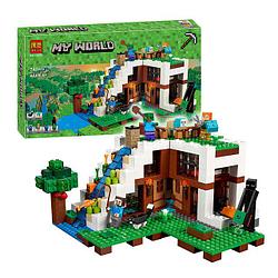 Конструктор Bela 10624 My World База на водопаде (аналог Lego Minecraft 21134) 747 деталей