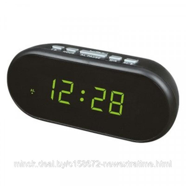 Настольные электронные часы  VST-712-1 (зеленый)