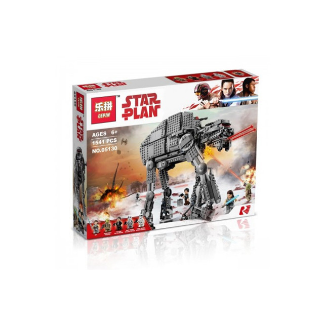 Конструктор Lepin Star Wars 05130 "Штурмовой шагоход Первого Ордена" (аналог Lego Star Wars 75189) 1541 деталь - фото 1 - id-p72317280