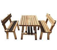 Набор мебели из массива дуба "Для дачи"
