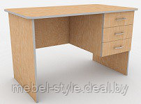 Стол письменный 1200*700*760 комбинированный серии Моно Люкс BB120 - фото 2 - id-p72328900
