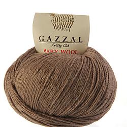Пряжа Gazzal Baby Wool цвет 835 латте