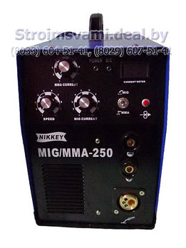 Сварочный инвертор Nikkey MMA MIG-250 (полуавтомат + ручная дуговая сварка!)